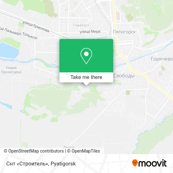 Снт «Строитель» map