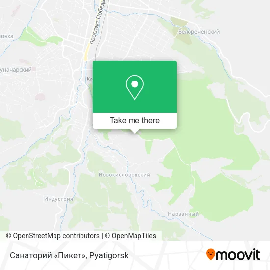 Санаторий «Пикет» map