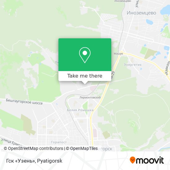 Гск «Узень» map
