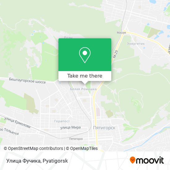 Улица Фучика map