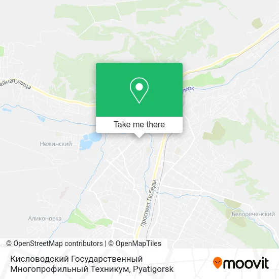 Кисловодский Государственный Многопрофильный Техникум map