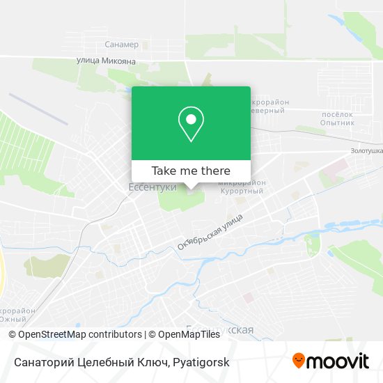 Санаторий Целебный Ключ map