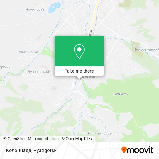 Колоннада map