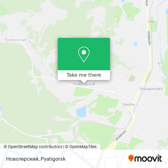 Новотерский map