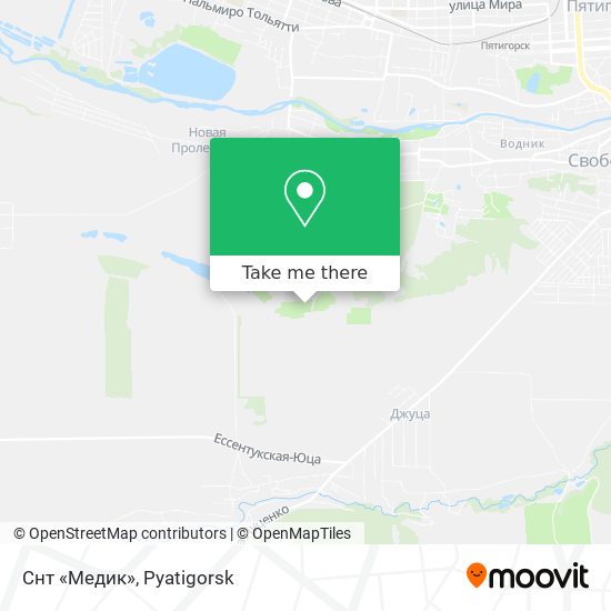 Снт «Медик» map
