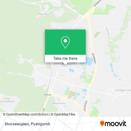 Иноземцево map