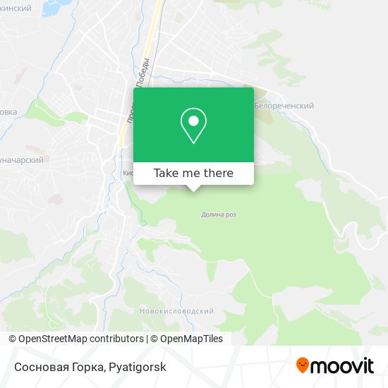 Сосновая Горка map