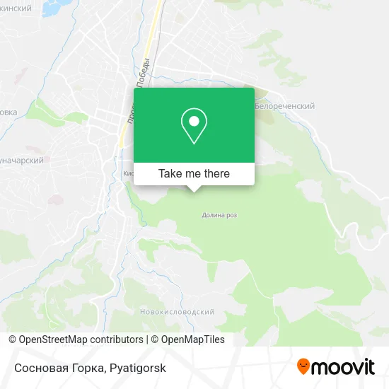 Сосновая Горка map