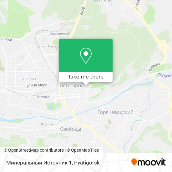 Минеральный Источник 1 map