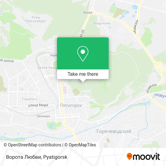 Ворота Любви map