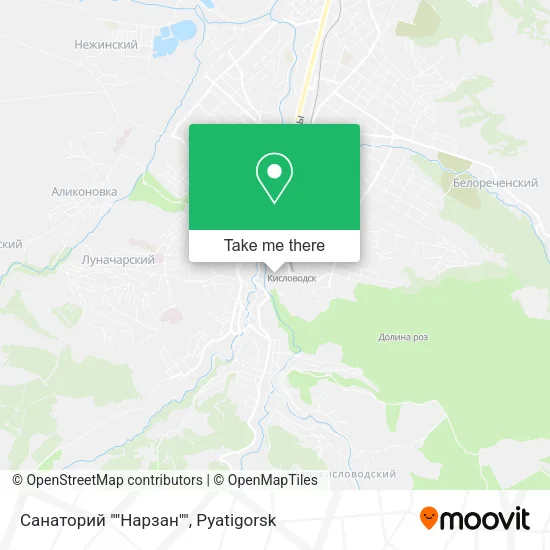 Санаторий ""Нарзан"" map