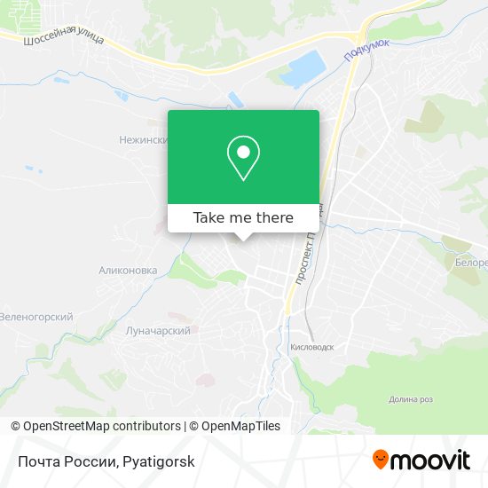 Почта России map