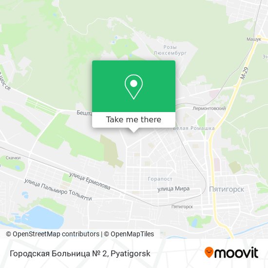 Городская Больница № 2 map