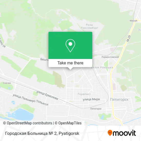 Городская Больница № 2 map