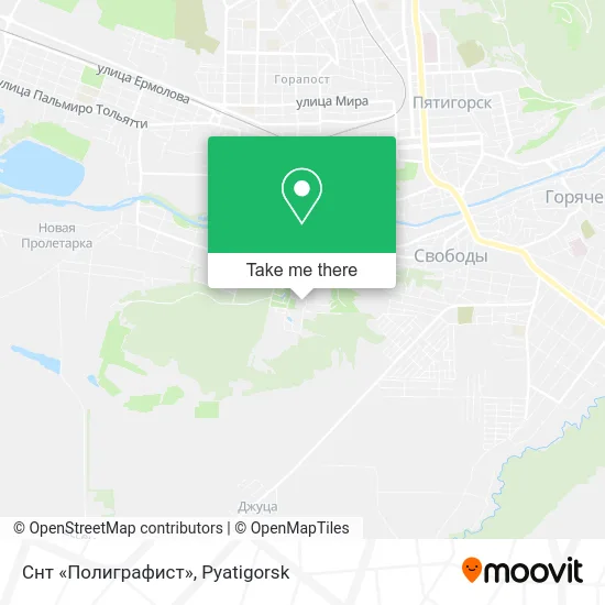 Снт «Полиграфист» map