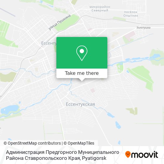 Администрация Предгорного Муниципального Района Ставропольского Края map