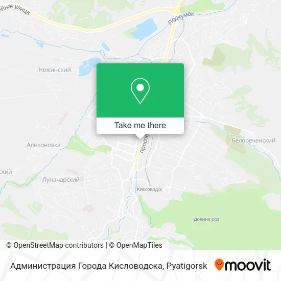 Администрация Города Кисловодска map