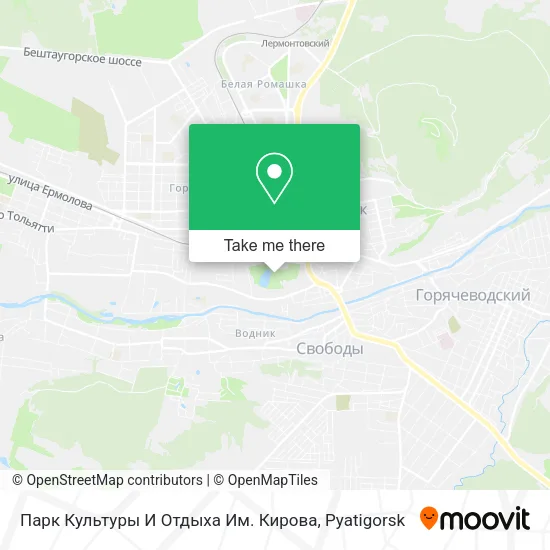 Парк Культуры И Отдыха Им. Кирова map