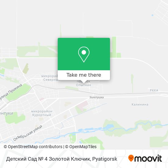 Детский Сад № 4 Золотой Ключик map