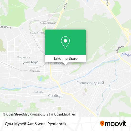 Дом-Музей Алябьева map