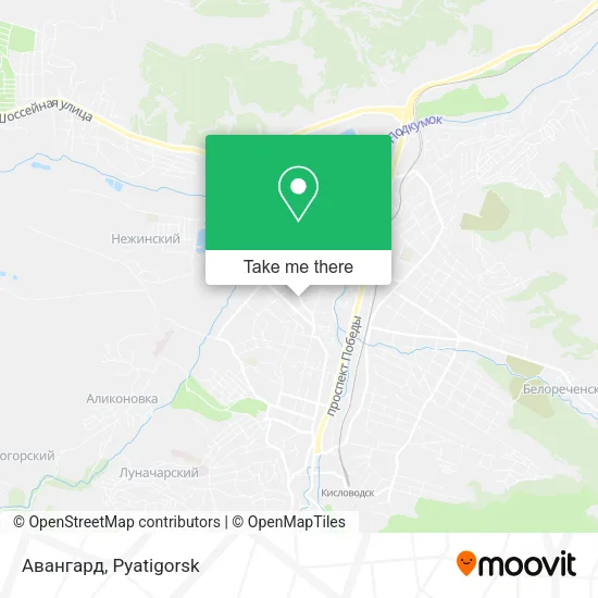 Авангард map