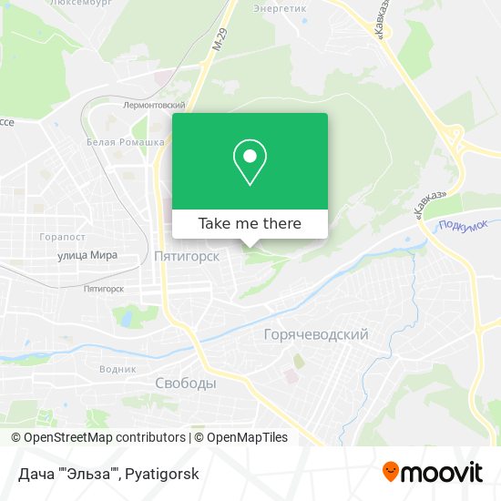 Дача ""Эльза"" map