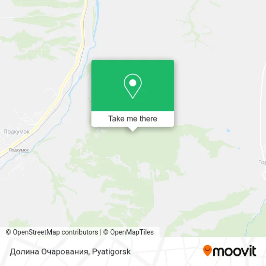 Долина Очарования map