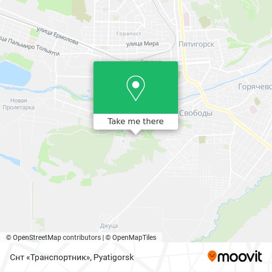 Снт «Транспортник» map