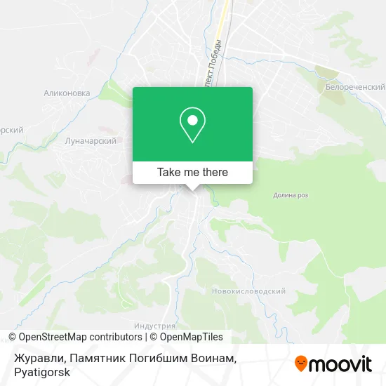 Журавли, Памятник Погибшим Воинам map