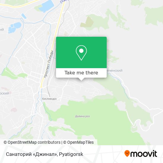 Санаторий «Джинал» map