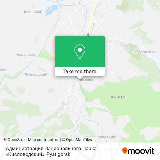 Администрация Национального Парка «Кисловодский» map