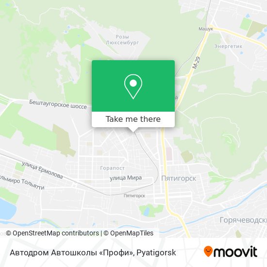 Автодром Автошколы «Профи» map