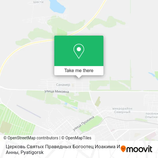 Церковь Святых Праведных Богоотец Иоакима И Анны map