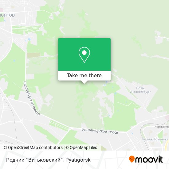 Родник ""Витьковский"" map