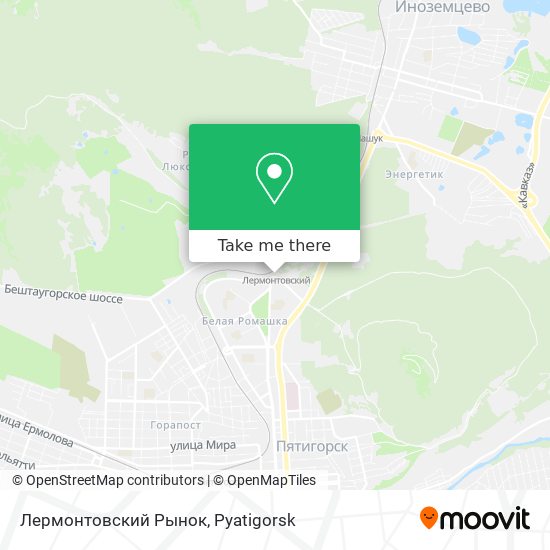 Лермонтовский Рынок map