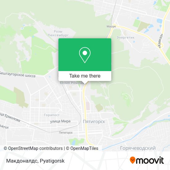 Макдоналдс map