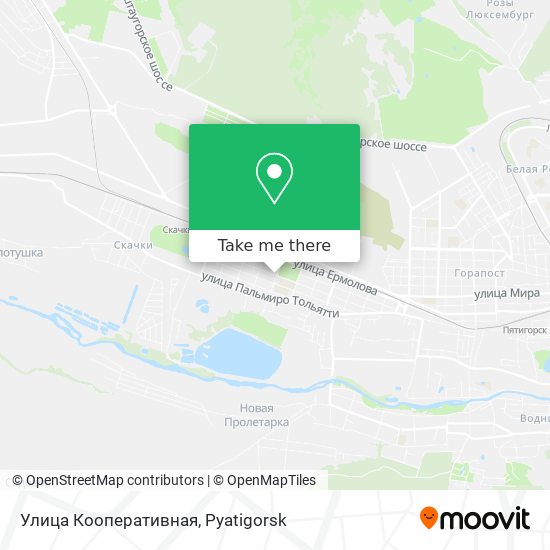 Улица Кооперативная map