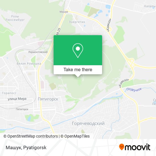 Машук map
