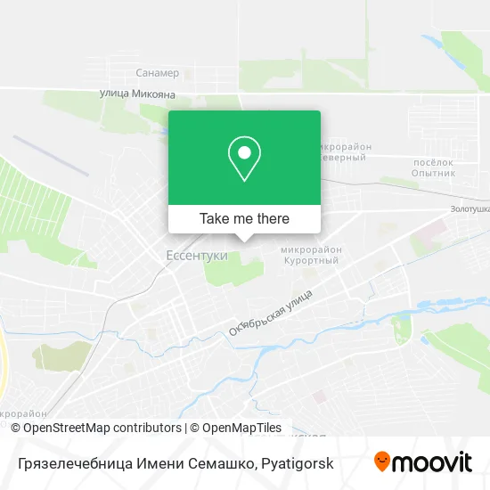 Грязелечебница Имени Семашко map