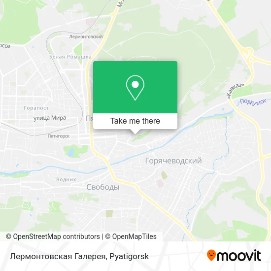 Лермонтовская Галерея map