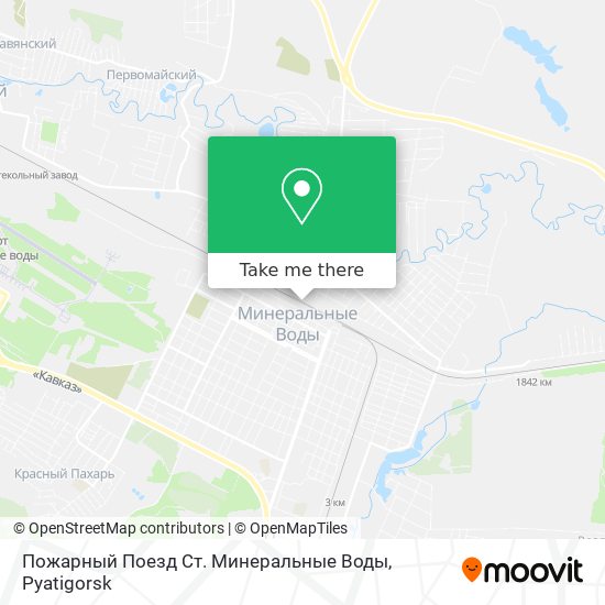 Пожарный Поезд Ст. Минеральные Воды map