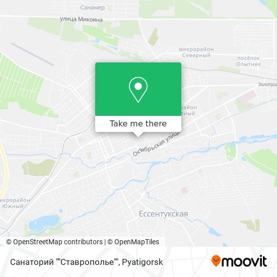 Санаторий ""Ставрополье"" map