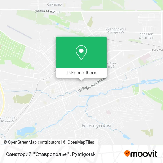 Санаторий ""Ставрополье"" map