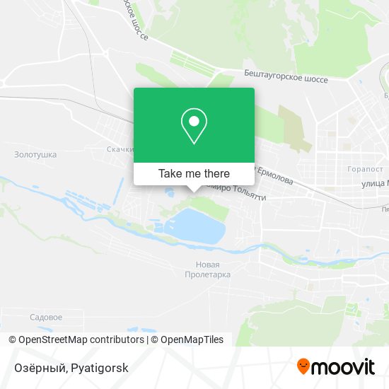 Озёрный map