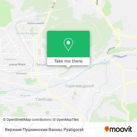 Верхние Пушкинские Ванны map
