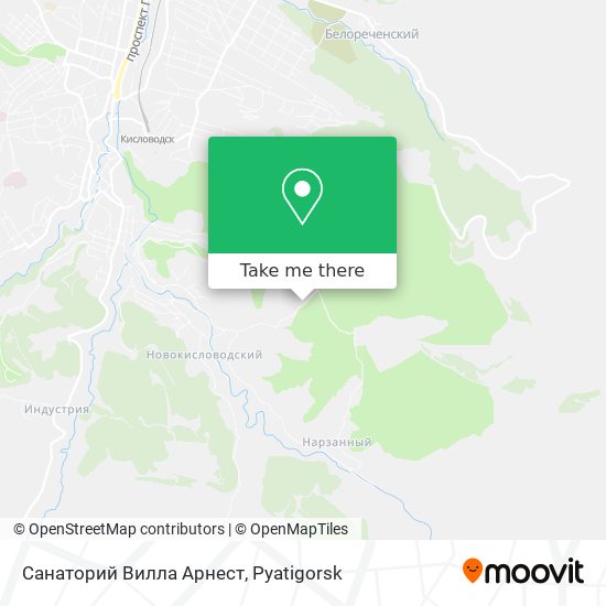 Санаторий Вилла Арнест map