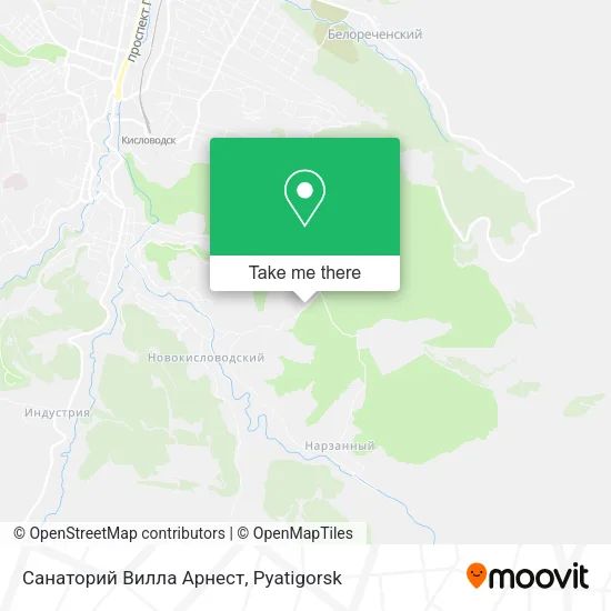 Санаторий Вилла Арнест map