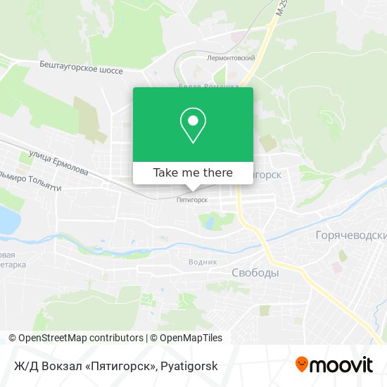 Ж/Д Вокзал «Пятигорск» map