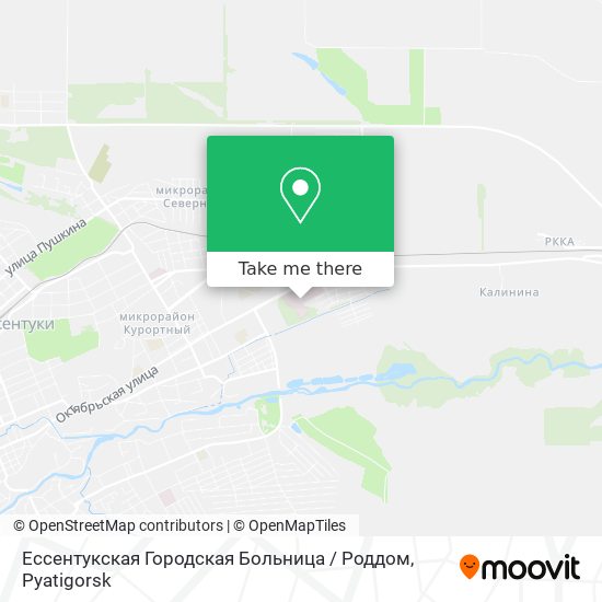 Ессентукская Городская Больница / Роддом map