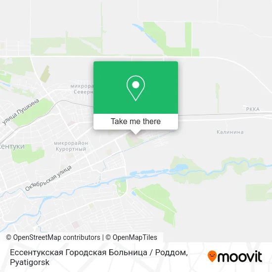 Ессентукская Городская Больница / Роддом map